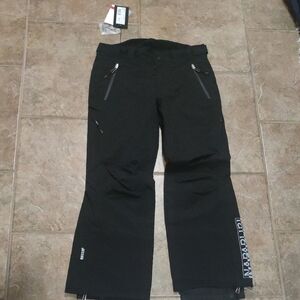 Black Napapijri Ski Pants. Mens L. Nwt